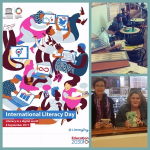 Local book tsunami for International Literacy Day